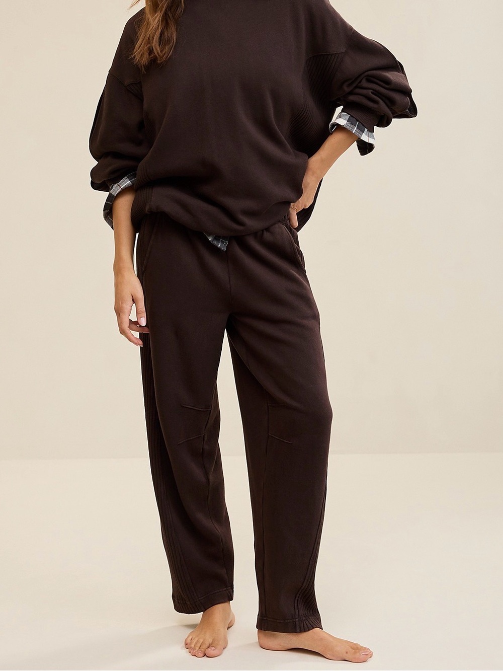 Aerie OH Snap Barrell Sweat Pant